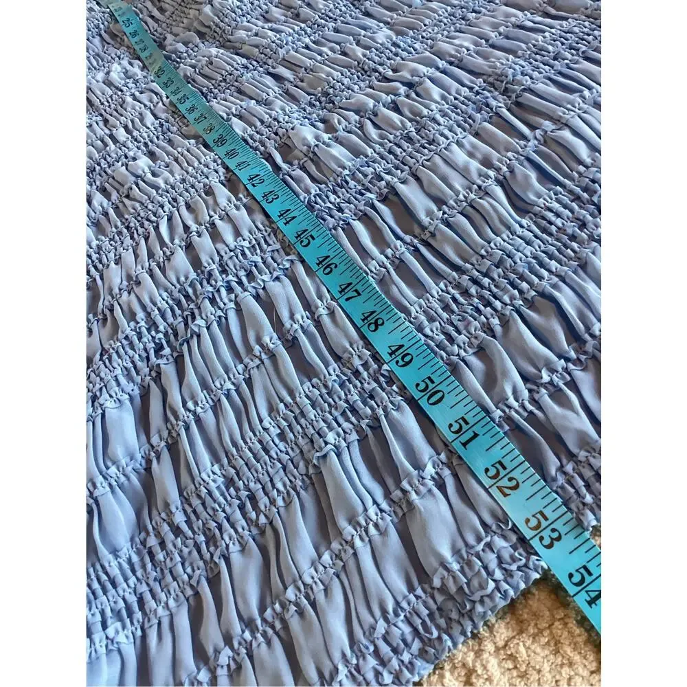 New Abercrombie‎ & Fitch Women's Halter Ruched Maxi Dress Dress Blue Size Large